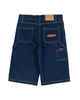 SANTA CRUZ BOYS OVAL STRIP CARPENTER DENIM SHORT - DARK INDIGO