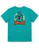 SANTA CRUZ BOYS ARCH CHECK HAND S/S TEE - TEAL