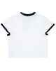 SANTA CRUZ GIRLS DOUBLE DOT FRONT BABY TEE - WHITE