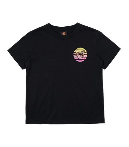 SANTA CRUZ GIRLS A FRAME RELAXED S/S TEE - BLACK