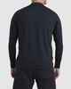 BILLABONG MENS BOXED ARCH RELAXED FIT L/S RASHSHIRT - BLACK