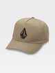 VOLCOM MENS EMBOSSED STONE ADJUSTABLE CAP - DARK KHAKI