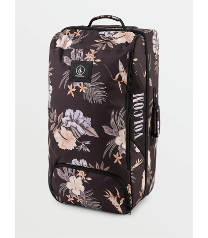 VOLCOM LADIES PATCH ATTACK WHEELIE BAG - CHARCOAL