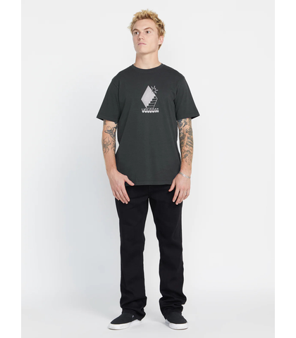 VOLCOM MENS STAIRWAY S/S TEE - STEALTH
