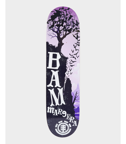 ELEMENT - BAM GNARLED 8.25 SKATE DECK 