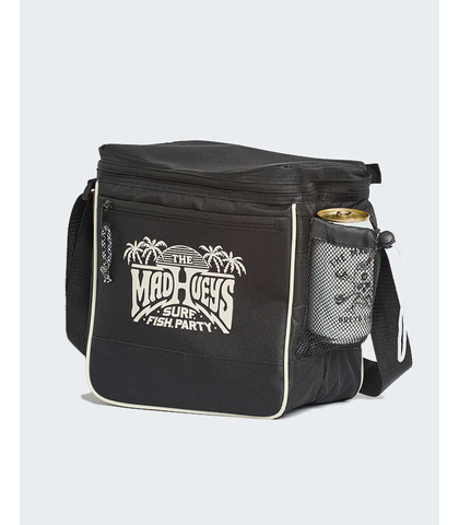 MAD HUEYS PALM PARADISE COOLER BAG - BLACK