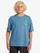 QUIKSILVER BOYS WORLDWIDE YOUTH TEE - AEGEAN BLUE