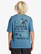 QUIKSILVER BOYS WORLDWIDE YOUTH TEE - AEGEAN BLUE