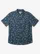 QUIKSILVER MENS FUTURE HIPPE S/S DRESS SHIRT - NAVY