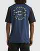 BILLABONG MENS BIG WAVE DAZ LOOSE FIT L/S RASHSHIRT - DARK BLUE