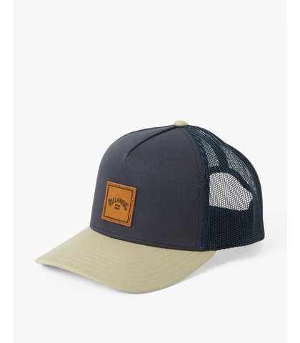 BILLABONG MENS STACKED TRUCKER CAP - NAVY / KHAKI