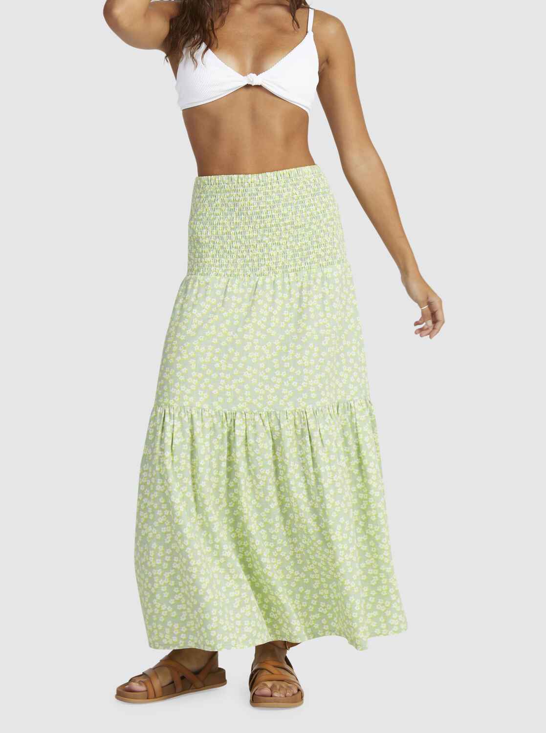 Remember The Time Slub Maxi Skirt main image 1