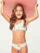 ROXY TODDLER GIRLS HAWAIIAN SPIRIT BRALETTE BIKINI SET - ARUBA BLUE