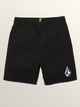 VOLCOM BOYS DEADLY STONES SHORT - BLACK