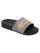 ROXY GIRLS RG SLIPPY SLIDES - BLACK/ WHITE 