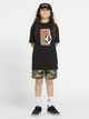 VOLCOM BOYS RAMPSTONE GEO S/S TEE - BLACK