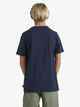 QUIKSILVER BOYS BUBBLE ARCH S/S TEE - ECLIPSE