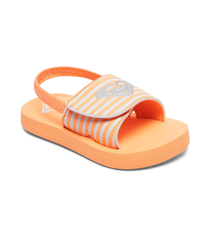 ROXY TODDLERS TW FINN SLIDES - PEACHES