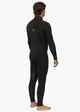 VISSLA MENS 3/2 NEW SEAS V-ZIP STEAMER - BLACK