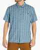 BILLABONG MENS SUNDAYS JACQUARD S/S DRESS SHIRT - WASHED BLUE