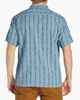 BILLABONG MENS SUNDAYS JACQUARD S/S DRESS SHIRT - WASHED BLUE