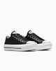 CONVERSE CHUCK TAYLOR LIFT LEATHER LOW - BLACK