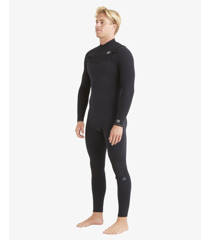 BILLABONG MENS 4/3 FURNACE COMP CHESTZIP STEAMER - BLACK