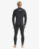 BILLABONG MENS 4/3 FURNACE COMP CHESTZIP STEAMER - BLACK