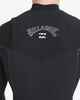 BILLABONG MENS 4/3 FURNACE COMP CHESTZIP STEAMER - BLACK