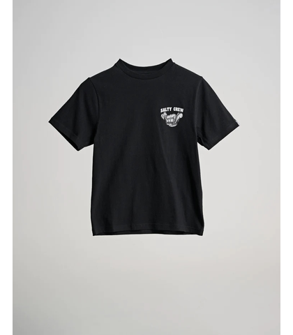 SALTY CREW SHAKA BOYS SS TEE - BLACK 