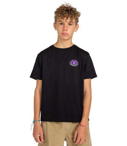 ELEMENT BOYS SANDY SS TEE - FLINT BLACK 