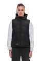 HUFFER LADIES CLASSIC DOWN PUFFER VEST - BLACK