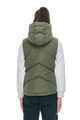 HUFFER LADIES CLASSIC DOWN PUFFER VEST - KHAKI