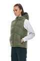 HUFFER LADIES CLASSIC DOWN PUFFER VEST - KHAKI