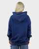 DICKIES LADIES GALVESTON SLOUCH HOODY - ROYAL BLUE ACID WASH