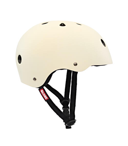 GLOBE MENS GOODSTOCK CERTIFIED SKATE HELMENT - MATTE OFF WHITE