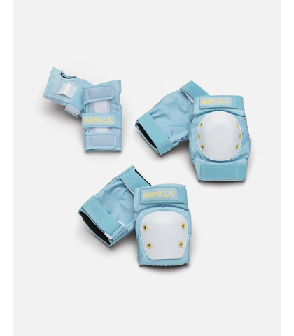 IMPALA PROTECTIVE PADS SET ADULTS - SKY BLUE / YELLOW