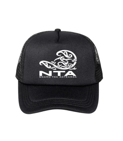 NGARU TOA NTA TRUCKER CAP - BLACK