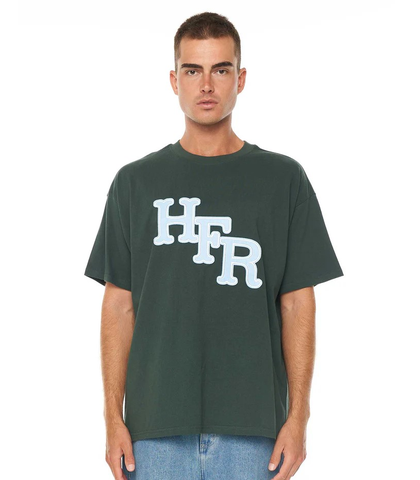 HUFFER MENS BLOCK TEE - 220/ PRIOR - FOREST