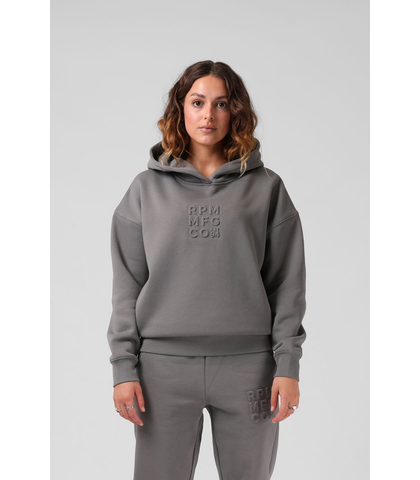 RPM LADIE SBOX OVERSIZED HOOD - CHARCOAL GREY