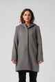 RPM LADIES MILFORD OVERCOAT - GREY MARLE