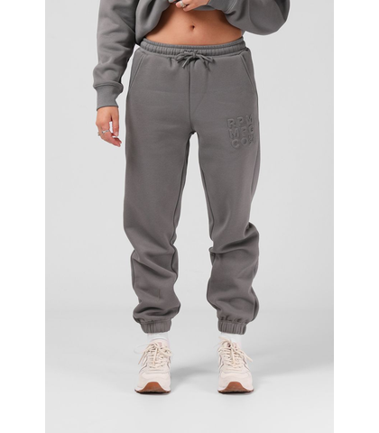 RPM LADIES BAGGY TRACKY PANT - CHARCOAL GREY