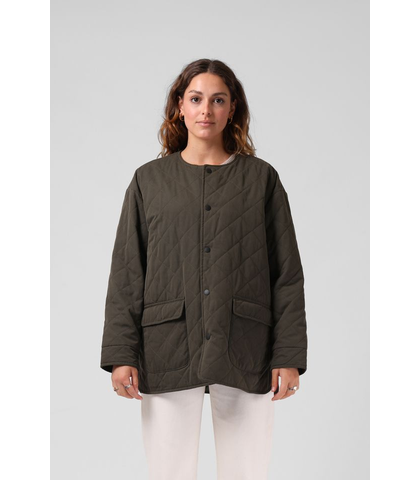 RPM LADIES QUIULTED JACKET - FOREST