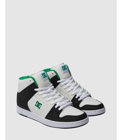 DC MANTECA 4 HI SHOE -  BLACK / WHITE / GREEN