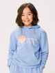 ROXY GIRLS SURF FEELING HOODIE - BEL AIR BLUE