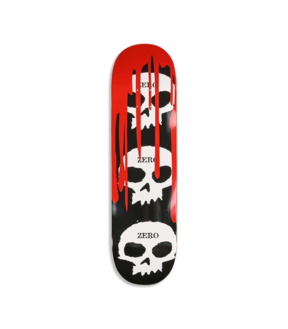 ZERO DECK - SKULL BLOOD R7 - BLACK / WHITE / RED