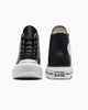 CONVERSE CHUCK TAYLOR LIFT - LEATHER HI BLACK 