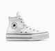 CONVERSE CHUCK TAYLOR LIFT - LEATHER HI WHITE
