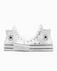 CONVERSE CHUCK TAYLOR LIFT - LEATHER HI WHITE