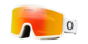 OAKLEY TARGET LINE - L - GOGGLE - MATTE WHITE / FIRE IRIDIUM